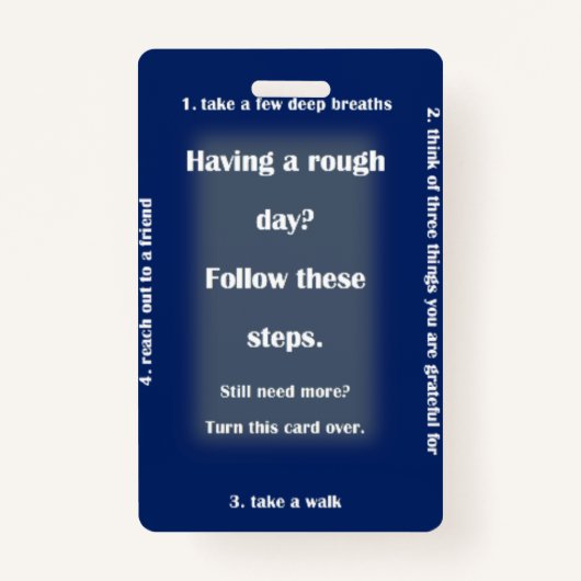 Nurse Burnout Badge Ausweis (Vorderseite)