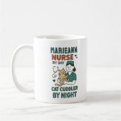 Nurse by Day Cat Cuddler by Night – Cute Pet Lovin Kaffeetasse (Links)