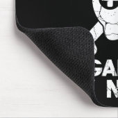 Nurse By Day Gamer By Night - Gaming Quote  Mousepad (Ecke)