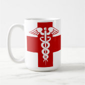 Nurse Caduceus Kaffeetasse (Links)