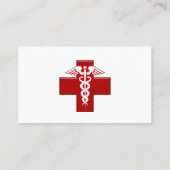 Nurse Caduceus Visitenkarte (Rückseite)