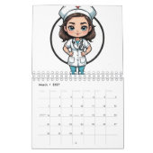 Nurse Calendar Collection - Inspiring Nursing Logo Kalender (Mär 2027)