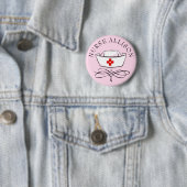 Nurse Cap Name Pink hinzufügen Button (Beispiel)