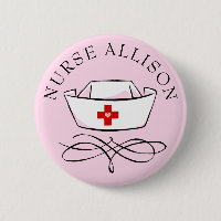 Nurse Cap Name Pink hinzufügen