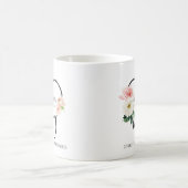 Nurse Caregiver Floral Stethoscope Kaffeetasse (Mittel)