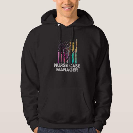 Nurse Case Manager RN Management 28 Hoodie (Vorderseite)