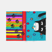 Nurse Cat Fleece Blanket Cat Nurse #14 (Vorderseite (Horizontal))
