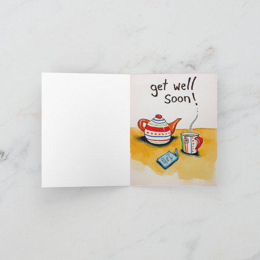 Nurse Cat Folded Note Card (Innenseite)