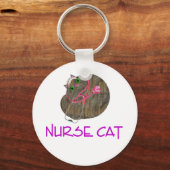 Nurse Cat Kechain Schlüsselanhänger (Vorderseite)