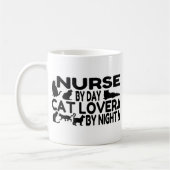 Nurse Cat Lover Kaffeetasse (Links)