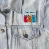 Nurse Cats Name Abzeichen Buttone angepasst IV Button (Beispiel)