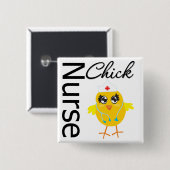 Nurse Chick Button (Vorne & Hinten)