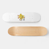 Nurse chick Cartoon | Hintergrundfarbe auswählen Skateboard (Horizontal)