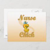 Nurse Chick Postkarte (Vorne/Hinten)