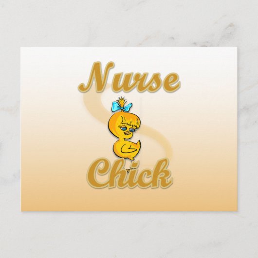 Nurse Chick Postkarte (Vorderseite)
