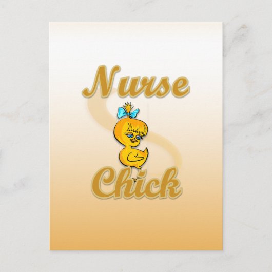 Nurse Chick Postkarte (Vorderseite)