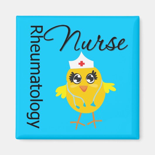 Nurse Chick v1 Rheumatology Nurse Magnet (Vorne)