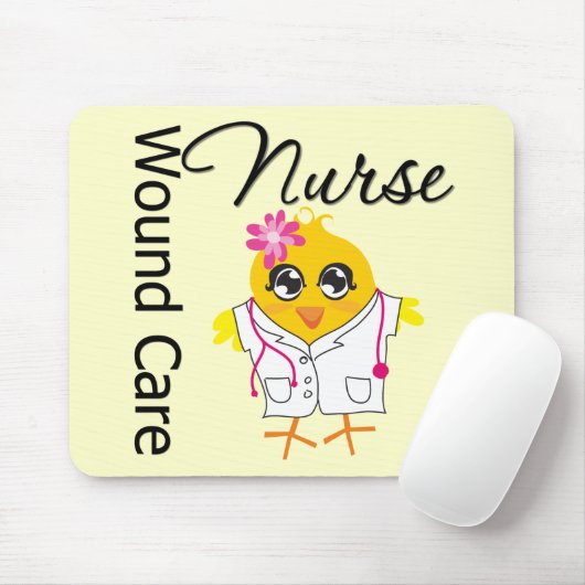 Nurse Chick v2 Wound Care Nurse Mousepad (Mit Mouse)