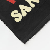 Nurse Christmas African American Santa Is Watching Fleecedecke (Ecke)