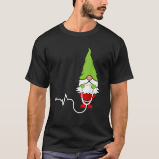Nurse Christmas Cute Gnome Funny Xmas Gifts For Nu T-Shirt