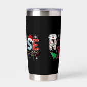 NURSE Christmas Design Thermobecher (Links)