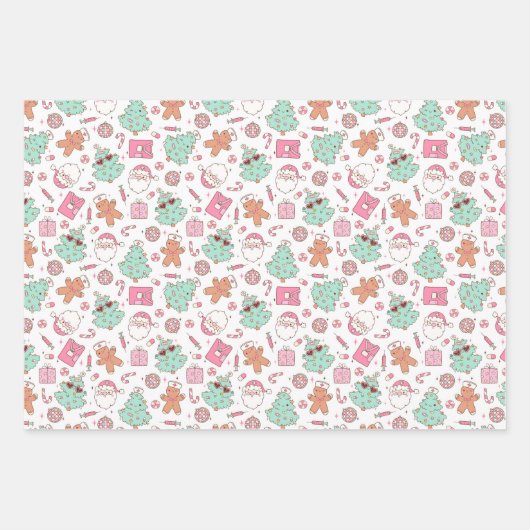 Nurse Christmas Geschenkpapier Set (Vorderseite)