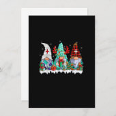 Nurse Christmas Gnomes Niedlich Nurses Xmas Pajama Einladung (Vorne/Hinten)