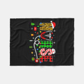 Nurse Christmas Stethoscope Nurses Xmas Pajamas Gi Fleecedecke (Vorderseite (Horizontal))