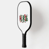 Nurse Christmas Tree Stethoscope RN LPN Scrub Nurs Pickleball Schläger (Links)