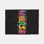 Nurse Cinco De Mayo Fiesta Mexican Nursing Taco Nu Fleecedecke (Vorderseite (Horizontal))