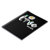 Nurse CNA Nurse Week Liebe Blume CNAs Lebensversic Notizblock (Linke Seite)