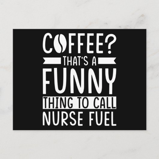 Nurse Coffee Gift Postkarte (Vorderseite)