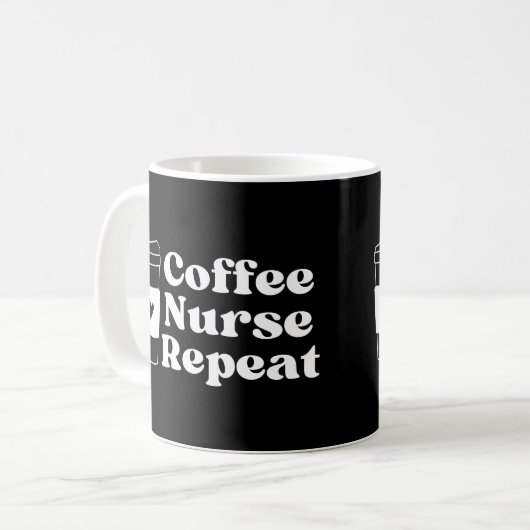 Nurse Coffee Lover Kaffeetasse (Vorderseite Links)