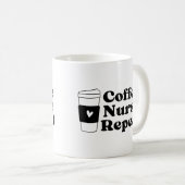 Nurse Coffee Lover Kaffeetasse (VorderseiteRechts)
