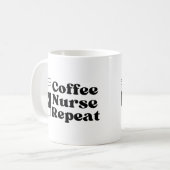 Nurse Coffee Lover Kaffeetasse (Vorderseite Links)