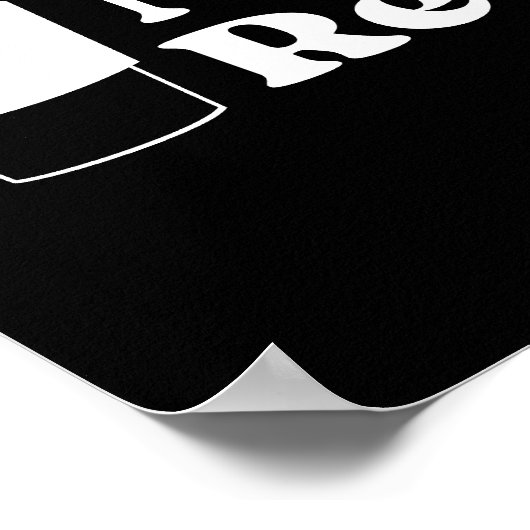 Nurse Coffee Lover Poster (Ecke)