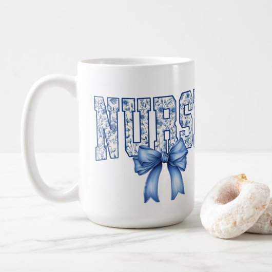 Nurse Coffee Mug Kaffeetasse (Mit Donut)