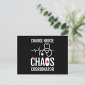 Nurse Coordiantor Postkarte (Stehend Vorderseite)