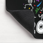 Nurse Dancing Skeleton New Year Crew 2026 Funny Er Mousepad (Ecke)