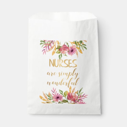 Nurse danke Ihnen Nursing Wertschätzung Geschenk Z Geschenktütchen (Vorderseite)