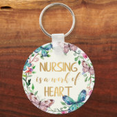 Nurse Dankeschön Geschenkangebot Schlüsselanhänger (Vorderseite)