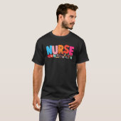 Nurse Day Nurse Week Nurse Life Stethoscope Scrub T-Shirt (Vorne ganz)