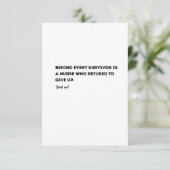 Nurse Definition Card – Funny & Heartfelt Dankeskarte (Stehend Vorderseite)