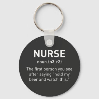 Nurse Definition Funny | Eingetragene Krankengesch Schlüsselanhänger