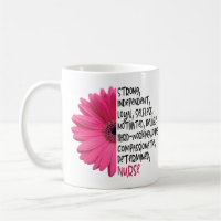 Nurse Definition Pink Daisy Essential Worker
