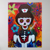 NURSE DIA DE LOS MUERTOS POSTER (Vorne)