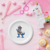 Nurse Dinosaur Nurse Pappteller (Party)