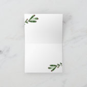 Nurse Doctor Greenery Vielen Dank Dankeskarte (Innenseite)