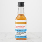 Nurse Doctor Medical Graduation Favor Alkoholflaschenetikett (Vorderseite)