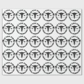 Nurse Doctor Spaß PADDLE YOU Defib Geschenkpapier (Flach)